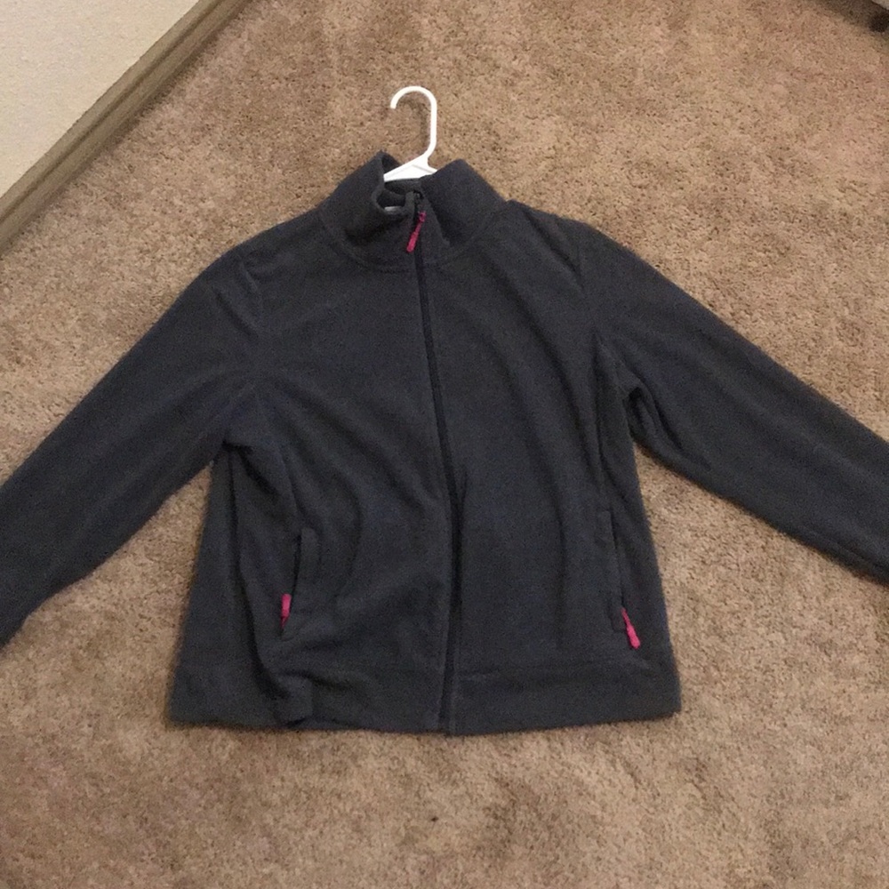 Fuzzy grey jacket